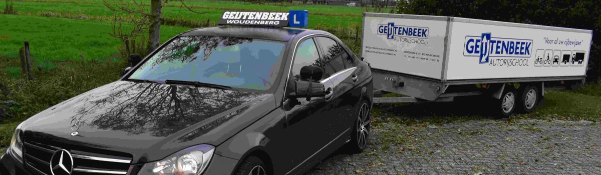 Aanhangwagen rijles autorijschool Geijtenbeek